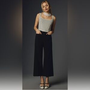 Colette Cropped Wide-Leg Pants